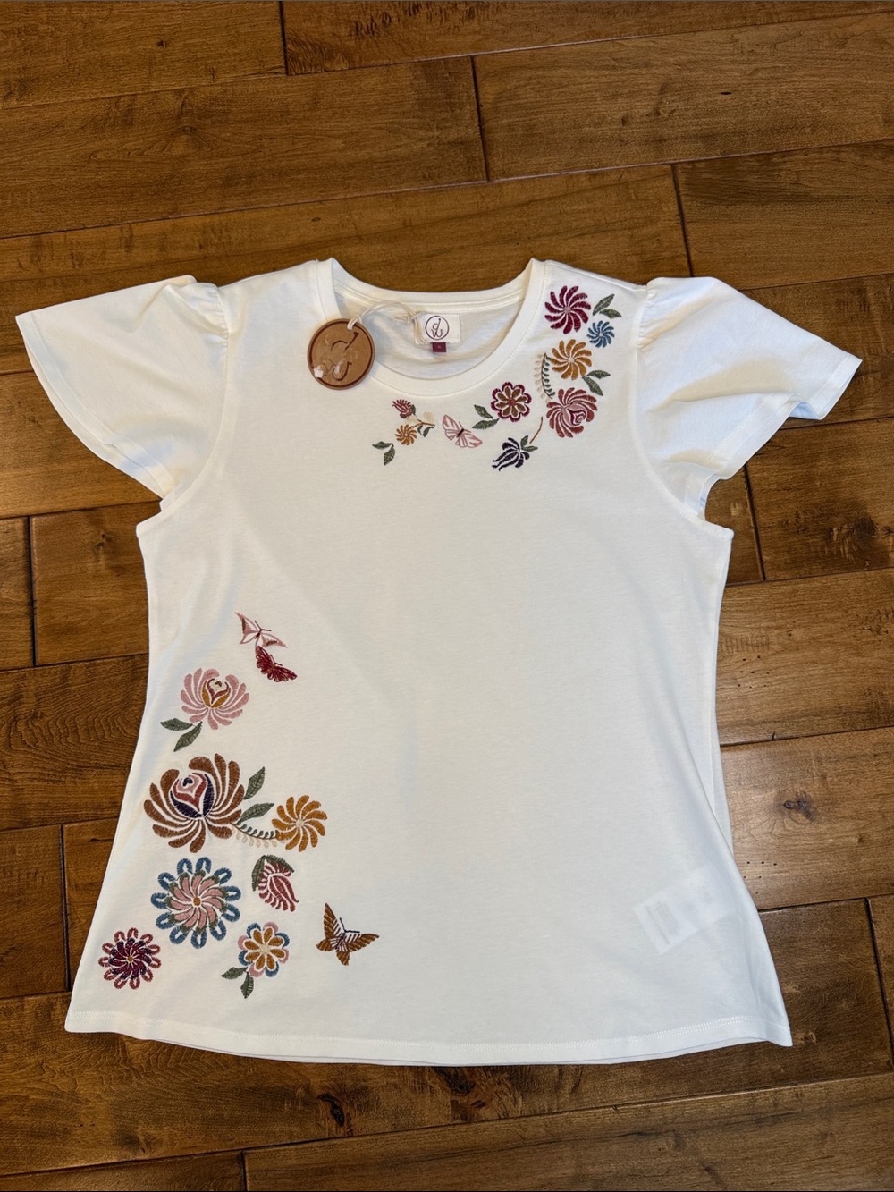 Driftwood Flutter Sleeve T-Shirt